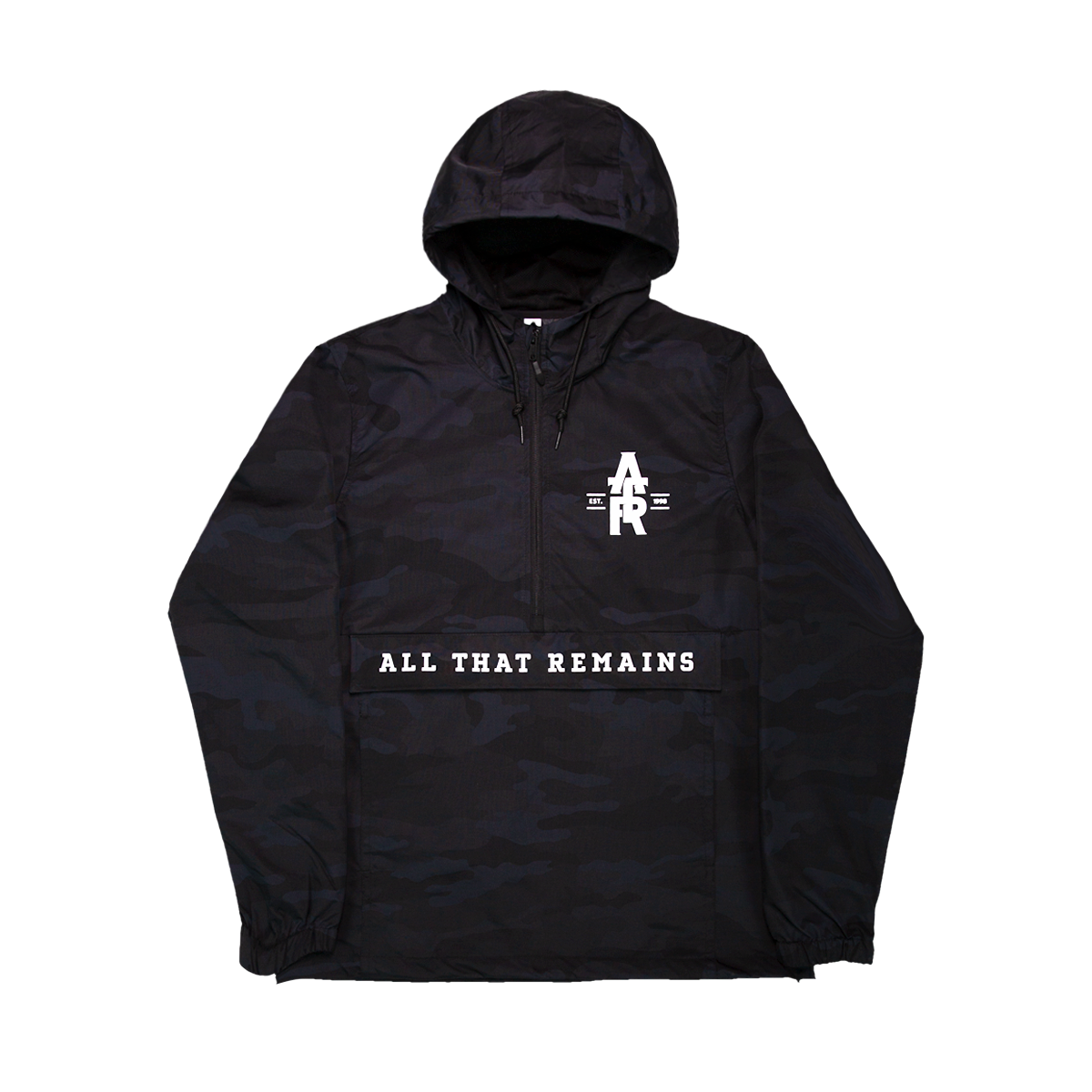 Black Camo Anorak Windbreaker – All That Remains Official